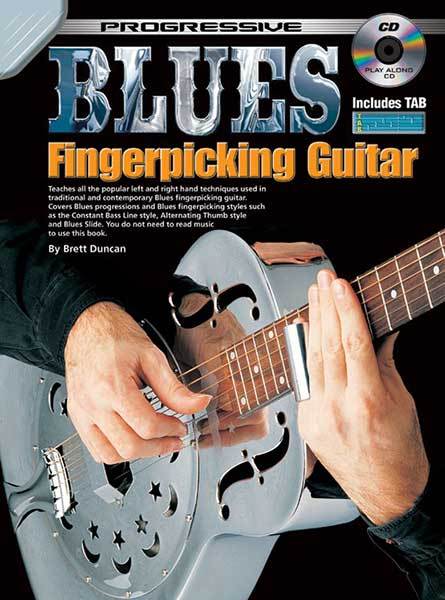 Progressive Blues Fingerpicking Guitar Bk/CD