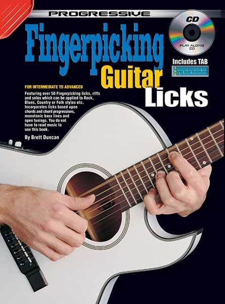 Progressive Fingerpicking Licks Bk/CD