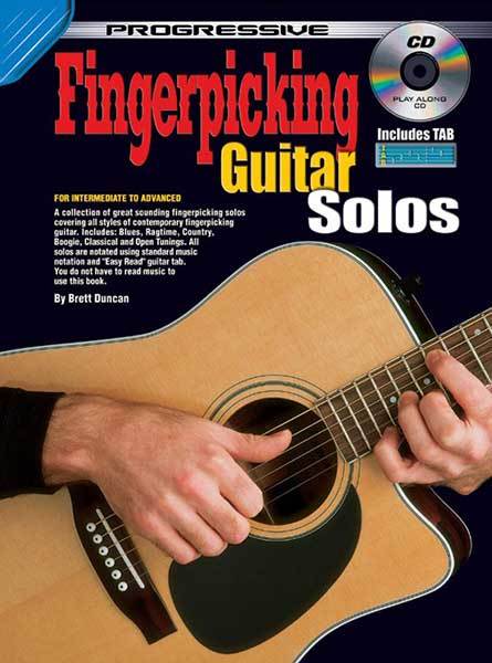 Progressive Fingerpicking Solos Bk/CD