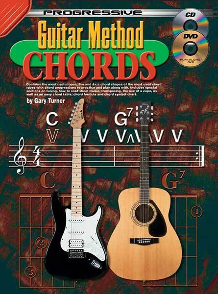 Progressive Guitar Method Chords Bk/CD/DVD/Chart