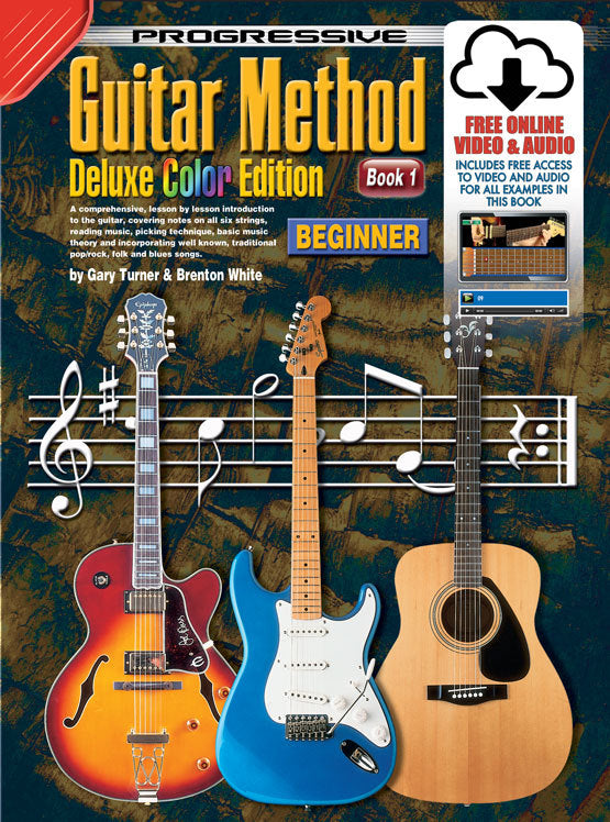 Progressive Guitar Method Book 1 Deluxe Colour Edition