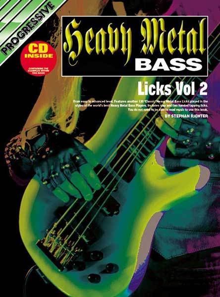 Progressive Heavy Metal Bass Licks Volume 2 Bk/CD