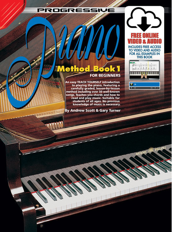 Progressive Piano Method Book 1 Book/OA