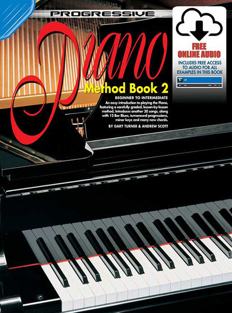 Progressive Piano Method Book 2 Book/OA