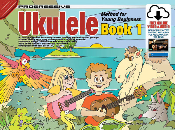 Progressive Ukulele Method for Young Beginners Book 1