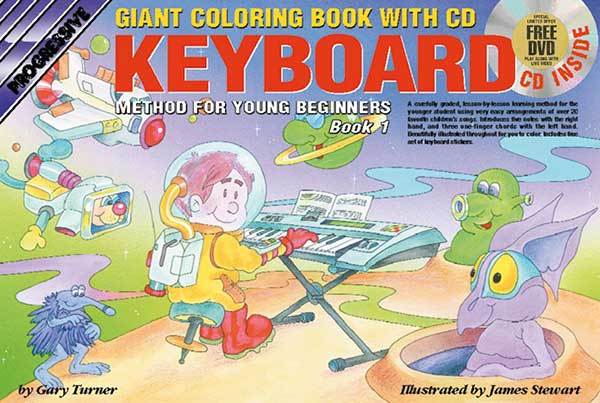 Progressive Keyboard YB Giant Coloring Book 1