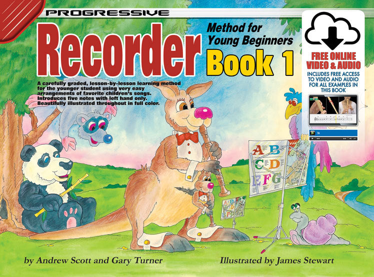 Progressive Recorder Method for Young Beginners Book 1