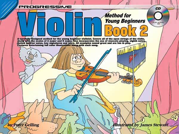 Progressive Violin Method for Young Beginners Book 2
