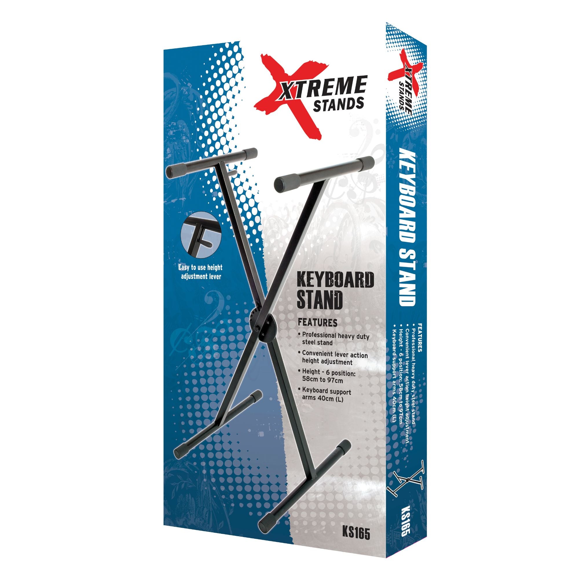 Xtreme KS165 Single Braced Keyboard Stand
