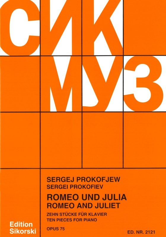 Prokofiev: 10 Pieces from Romeo & Juliet, Op. 75 - Piano Solo