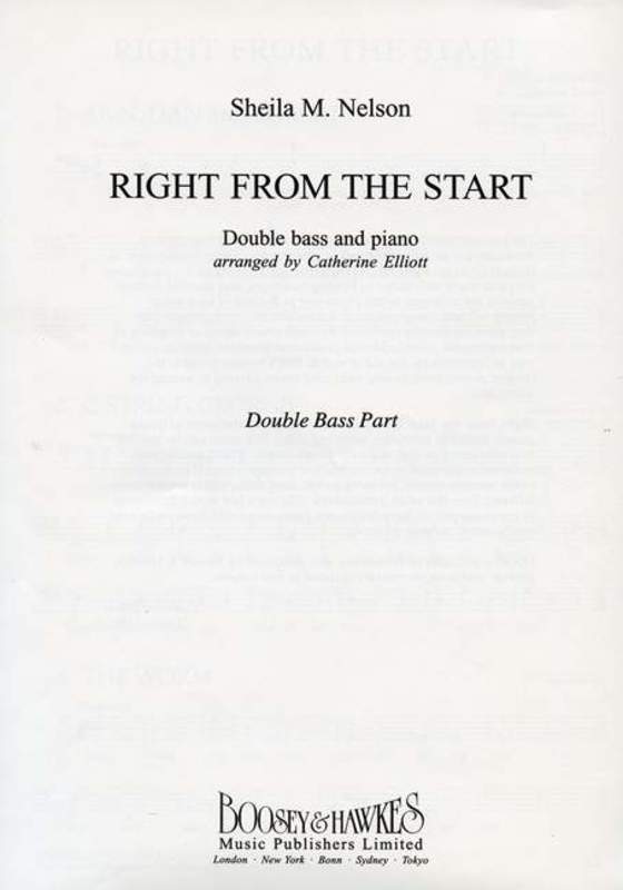Right From The Start - Double Bass Part