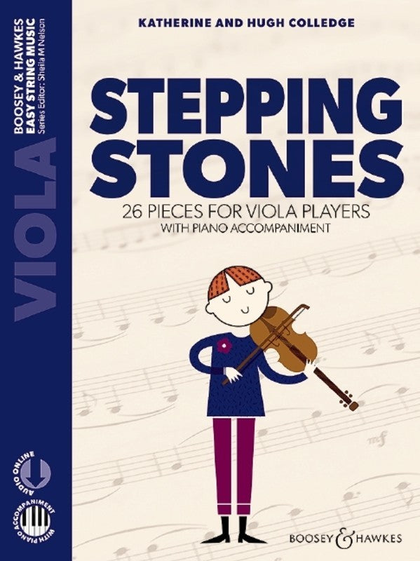 Stepping Stones: 26 Pieces for Viola with Piano Acc.