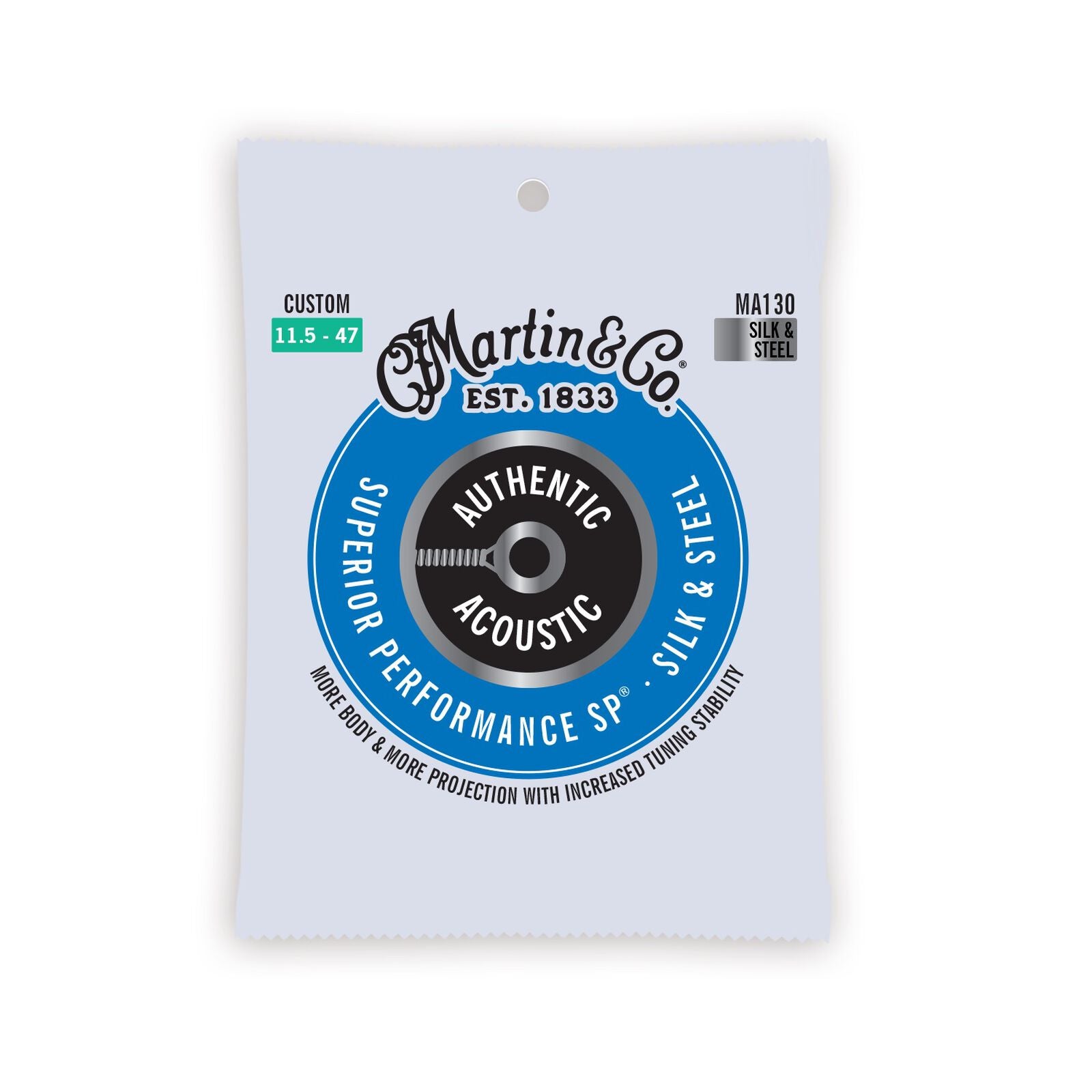 Martin Authentic Acoustic SP® Guitar Strings Silk & Steel