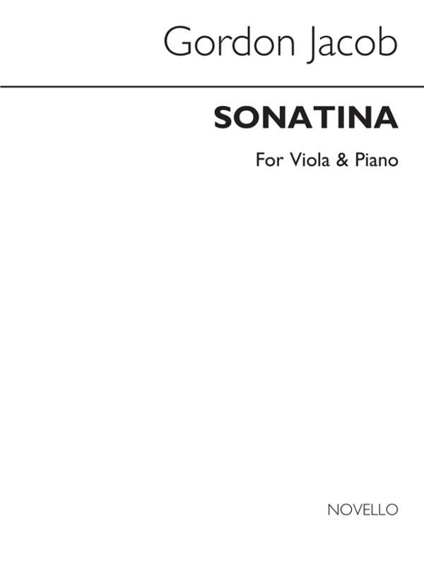 Jacob: Sonatina for Viola and Piano