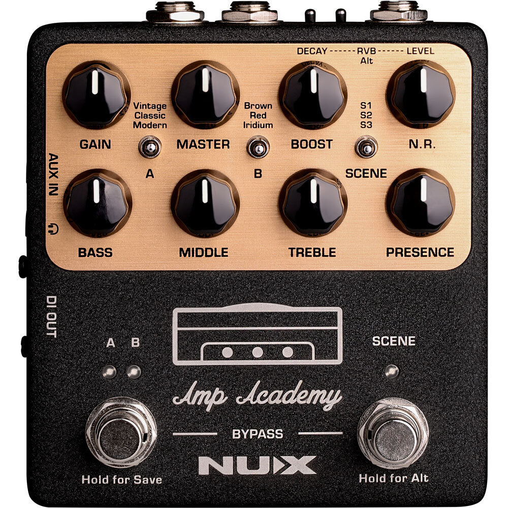NUX Verdugo Series Amp Academy Amplifier Modeling Pedal