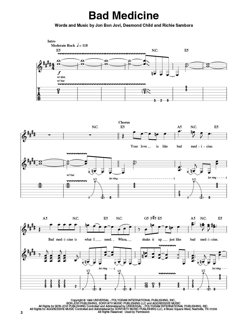 Bon Jovi Guitar Play-Along