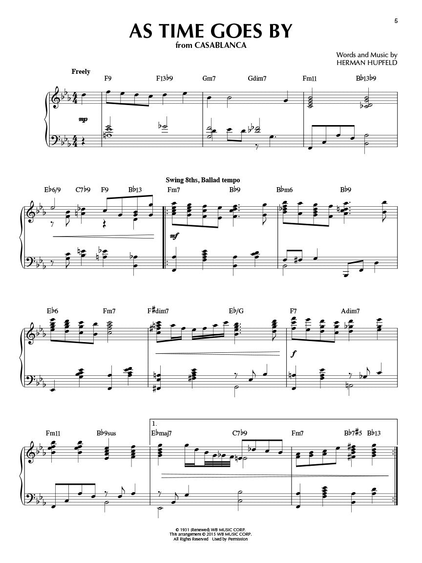 Silver Screen Jazz - Jazz Piano Solos