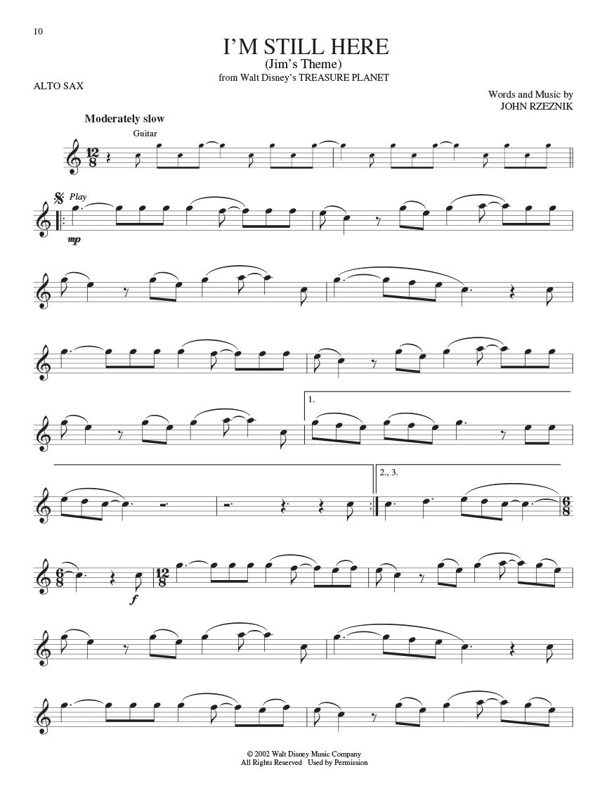 Disney Greats for Alto Sax