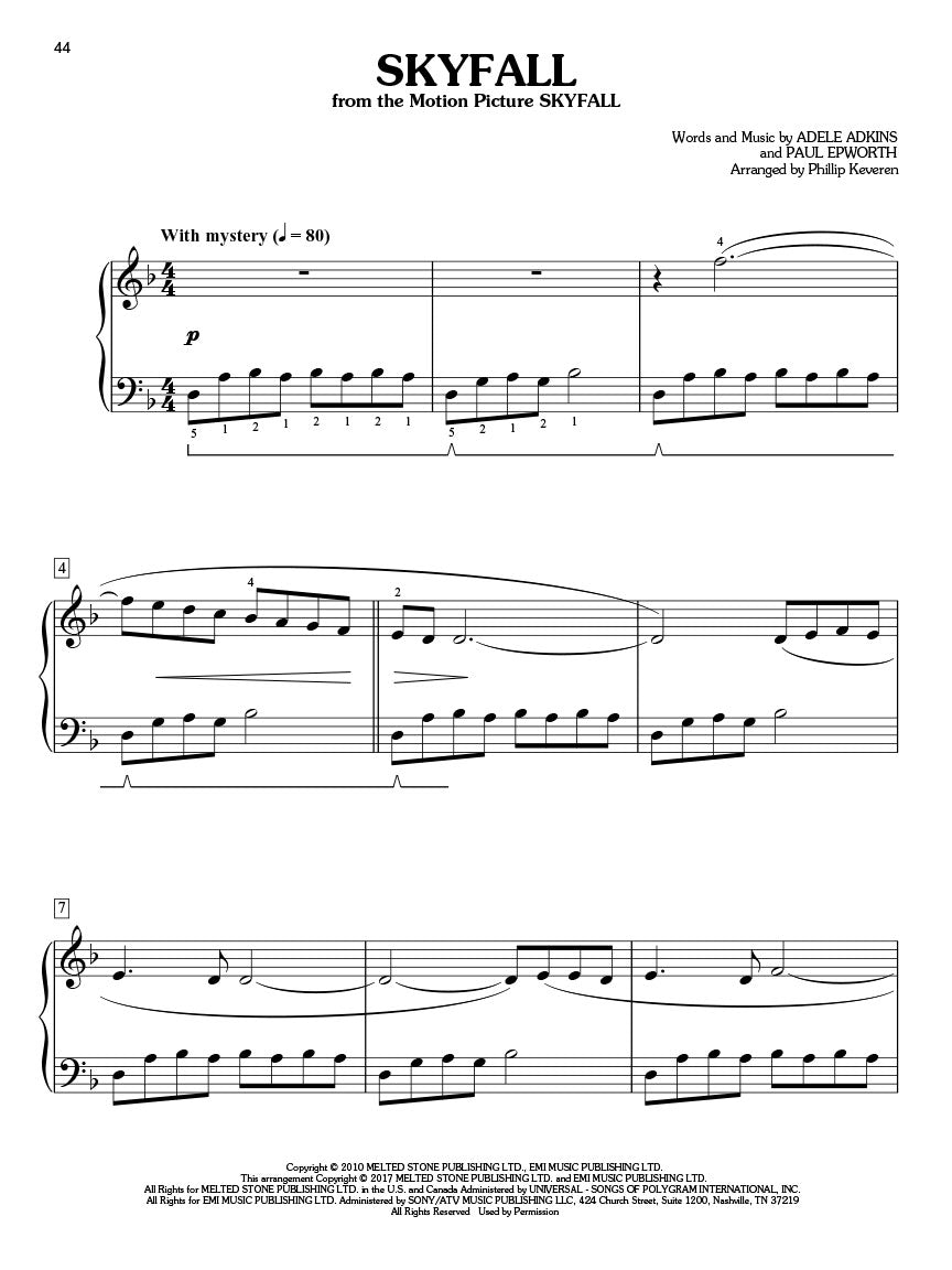 Adele for Easy Classical Piano arr. Phillip Keveren