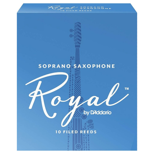 Rico Royal Soprano Saxophone Reeds, 10-Pack