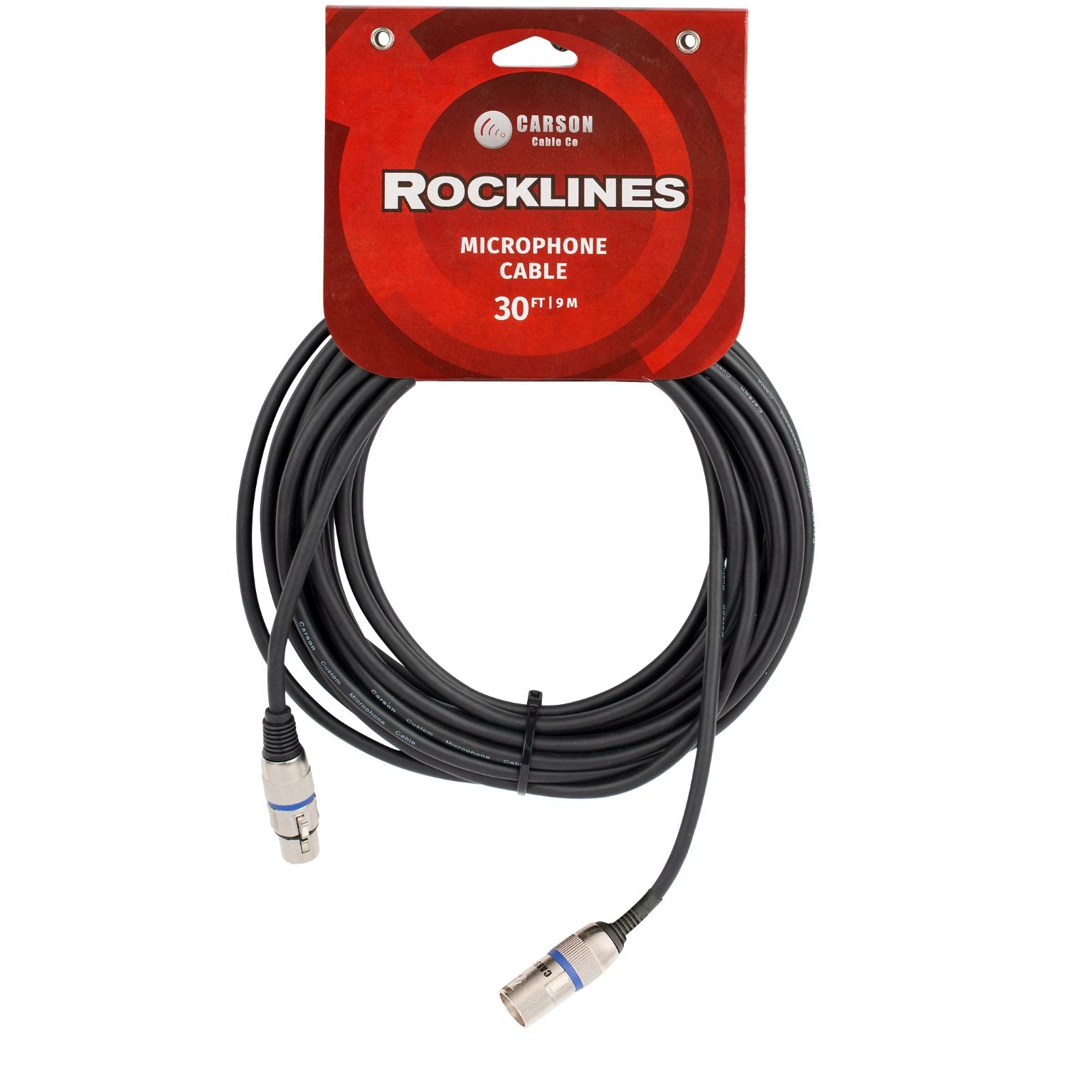 Carson Rocklines Microphone Cable, XLR - XLR