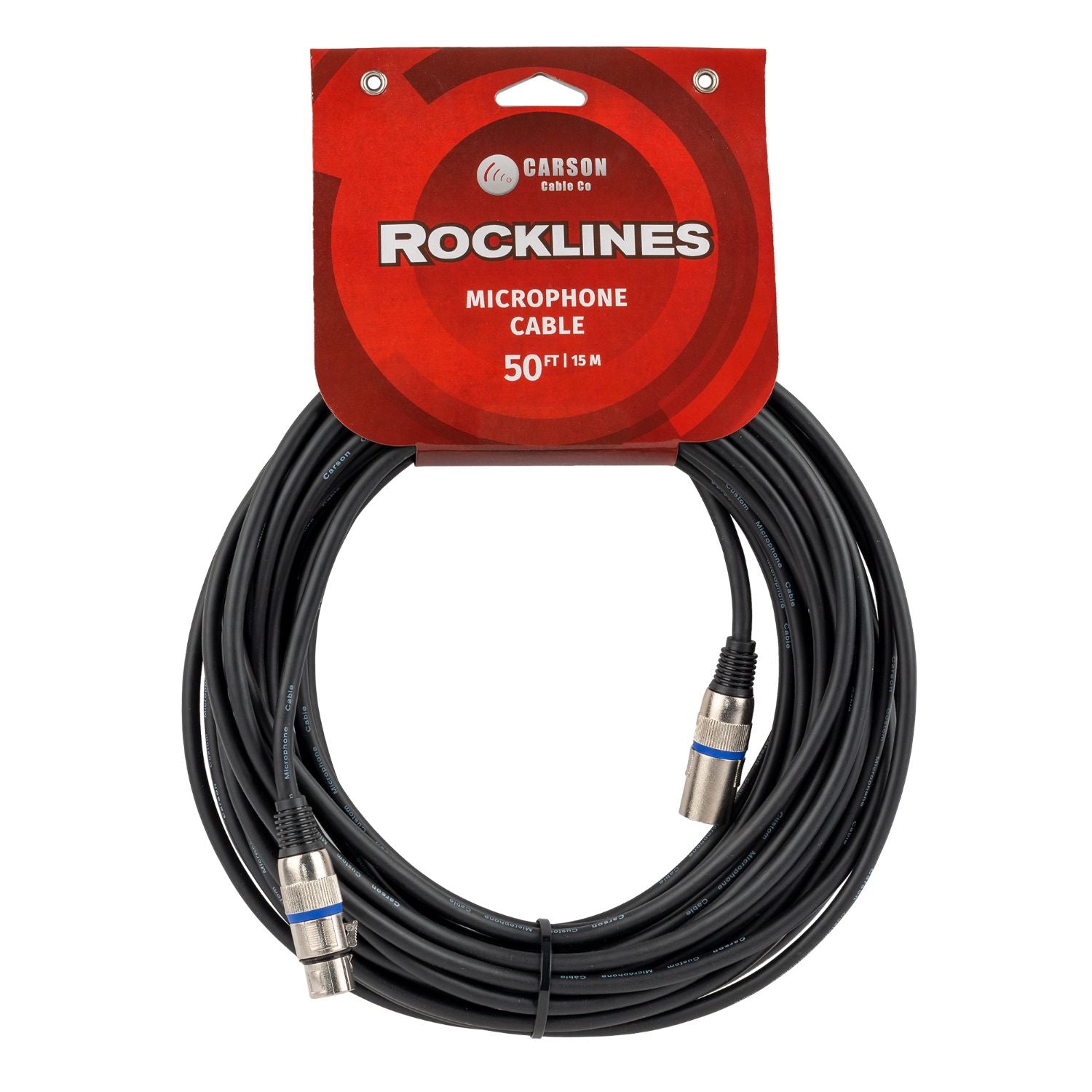 Carson Rocklines Microphone Cable, XLR - XLR