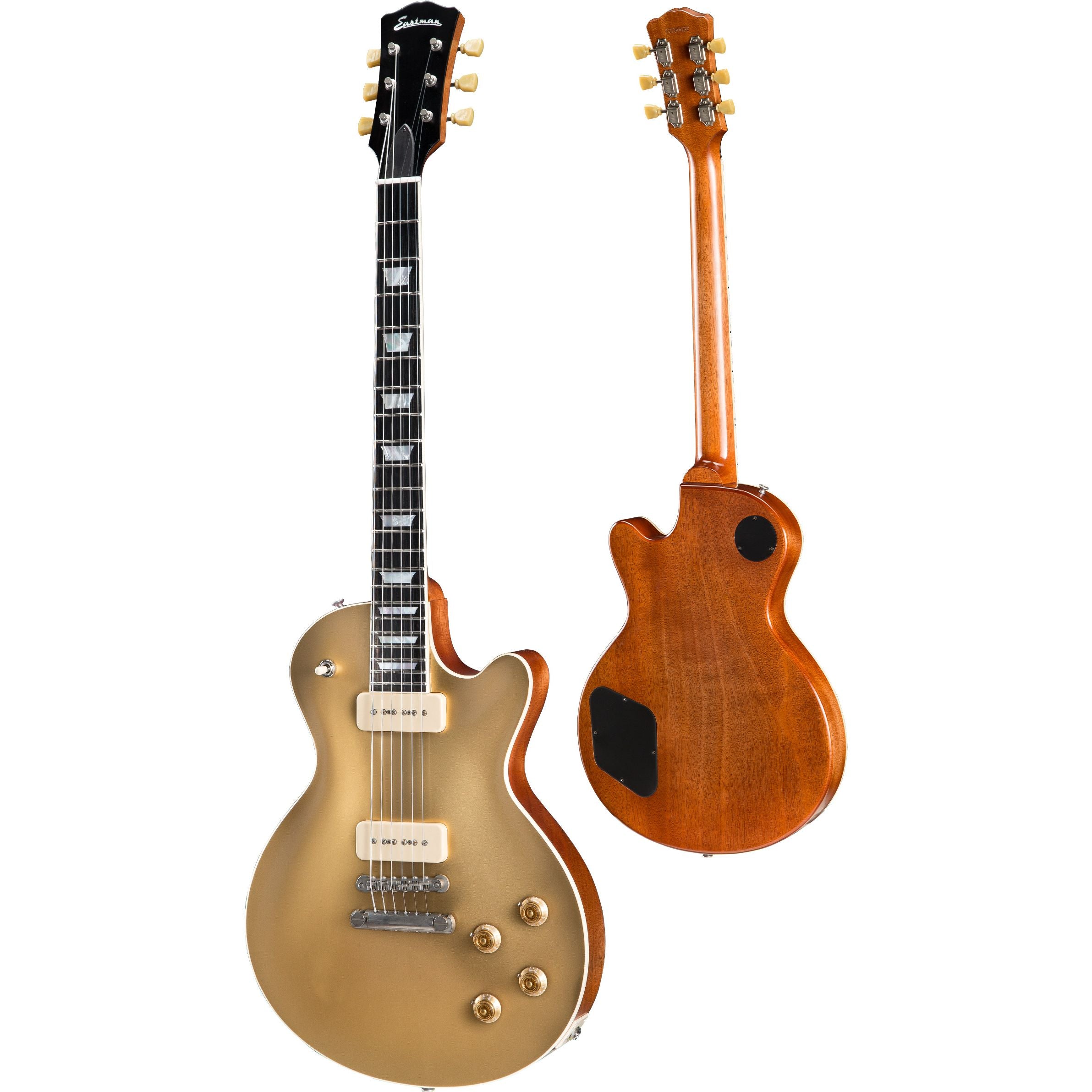 Eastman Guitars SB56/N Solid Body Electric, Gold Top