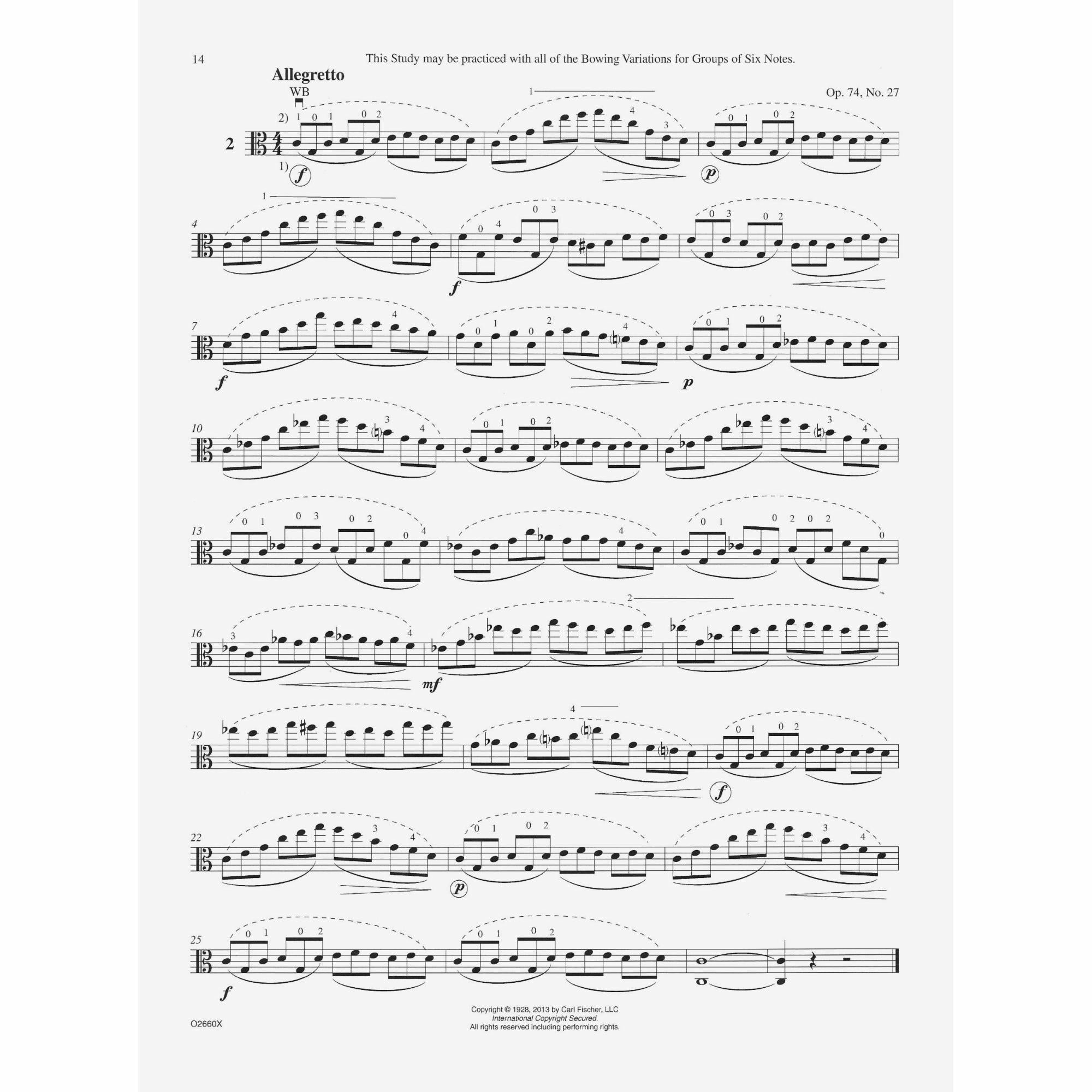 Wohlfahrt: Foundation Studies for the Viola - Book 2