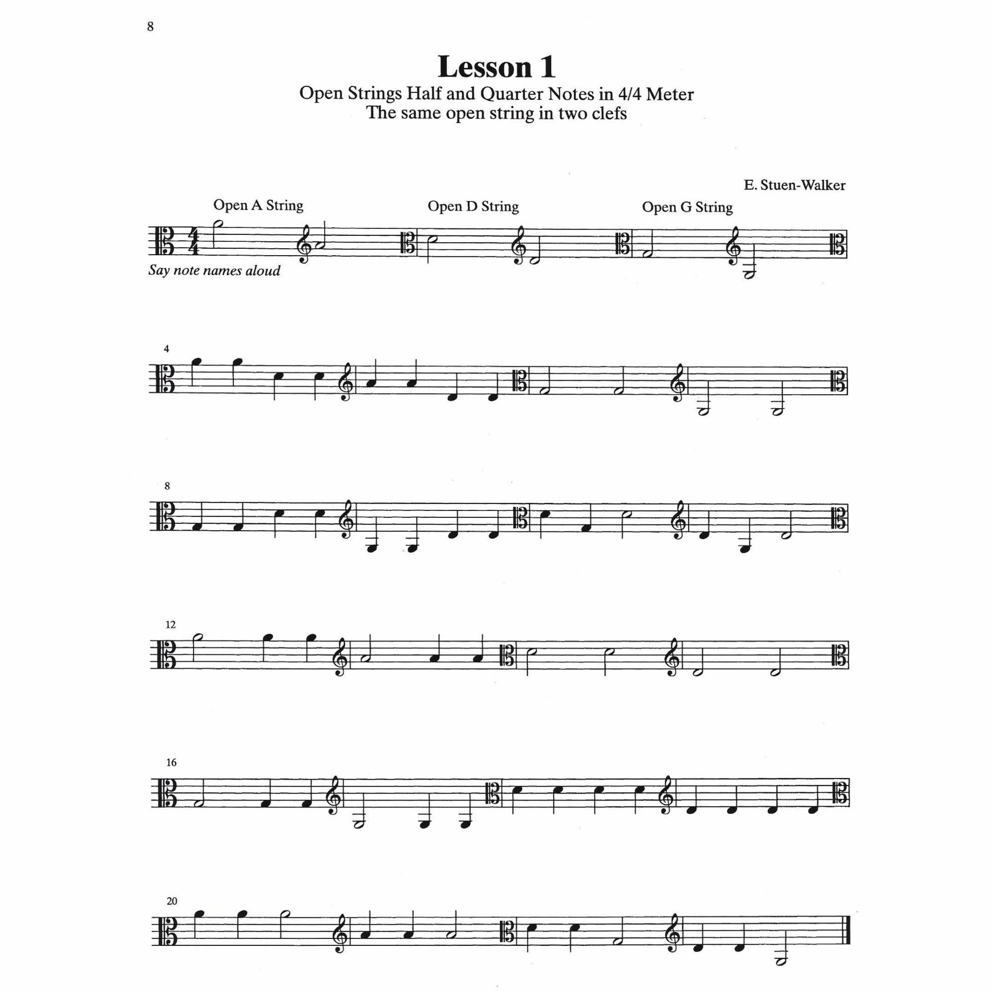 Treble Clef for Violists