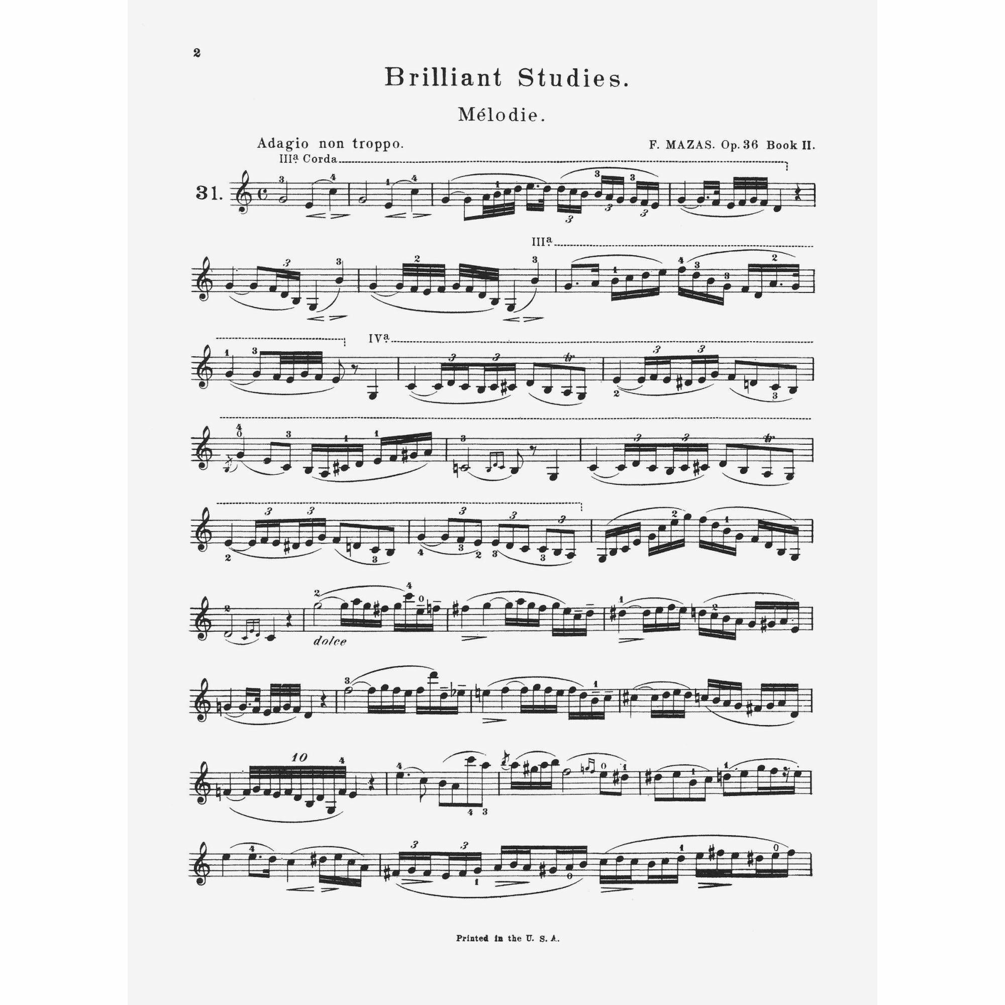 Mazas: 75 Melodious & Progressive Studies Complete, Op. 36