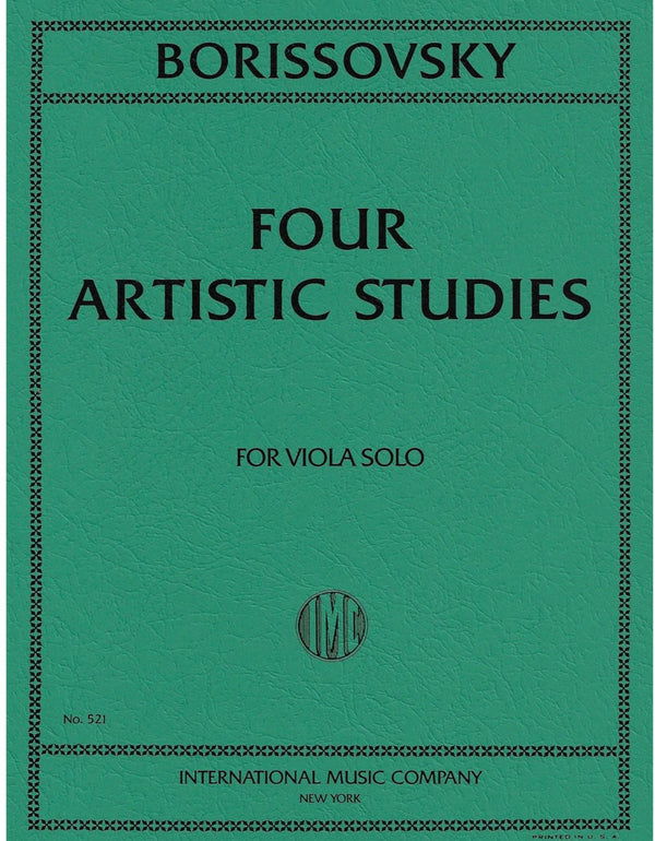 Borissovsky: Four Artistic Studies for Viola