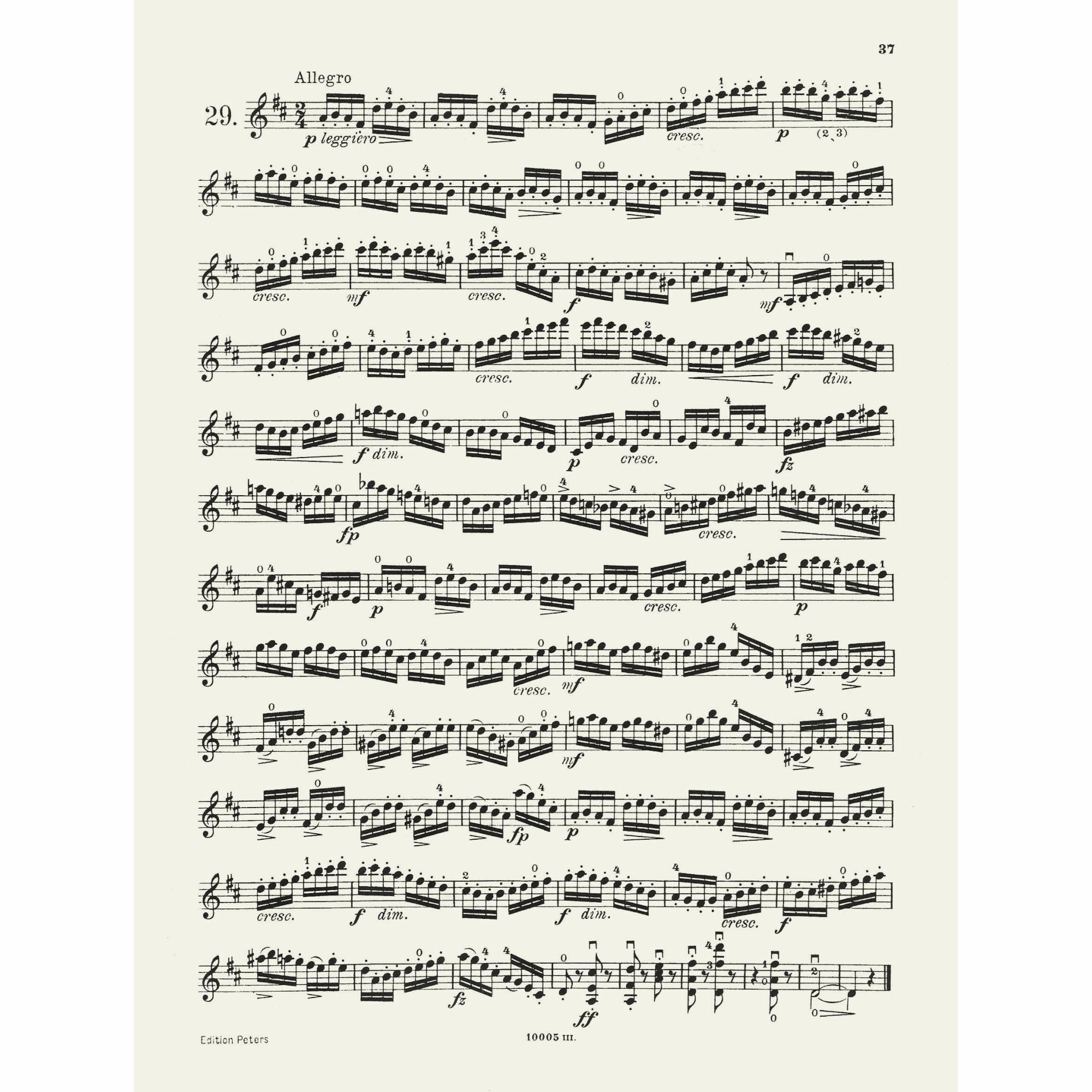 Kayser: 36 Elementary and Progressive Studies, Op. 20