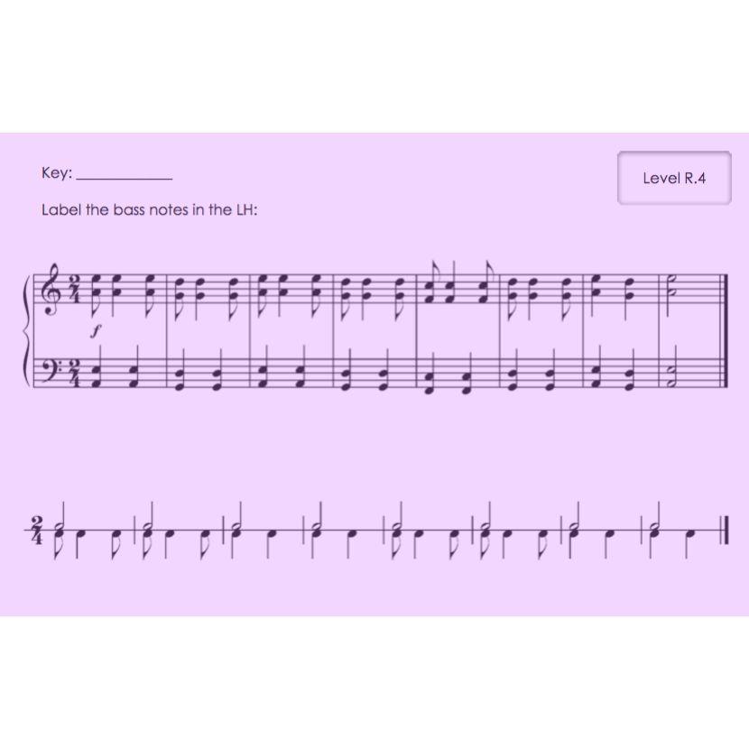 Piano Safari Sight Reading Cards 3