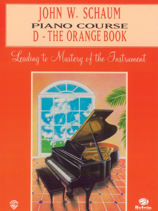 Schaum Piano Course, D - The Orange Book