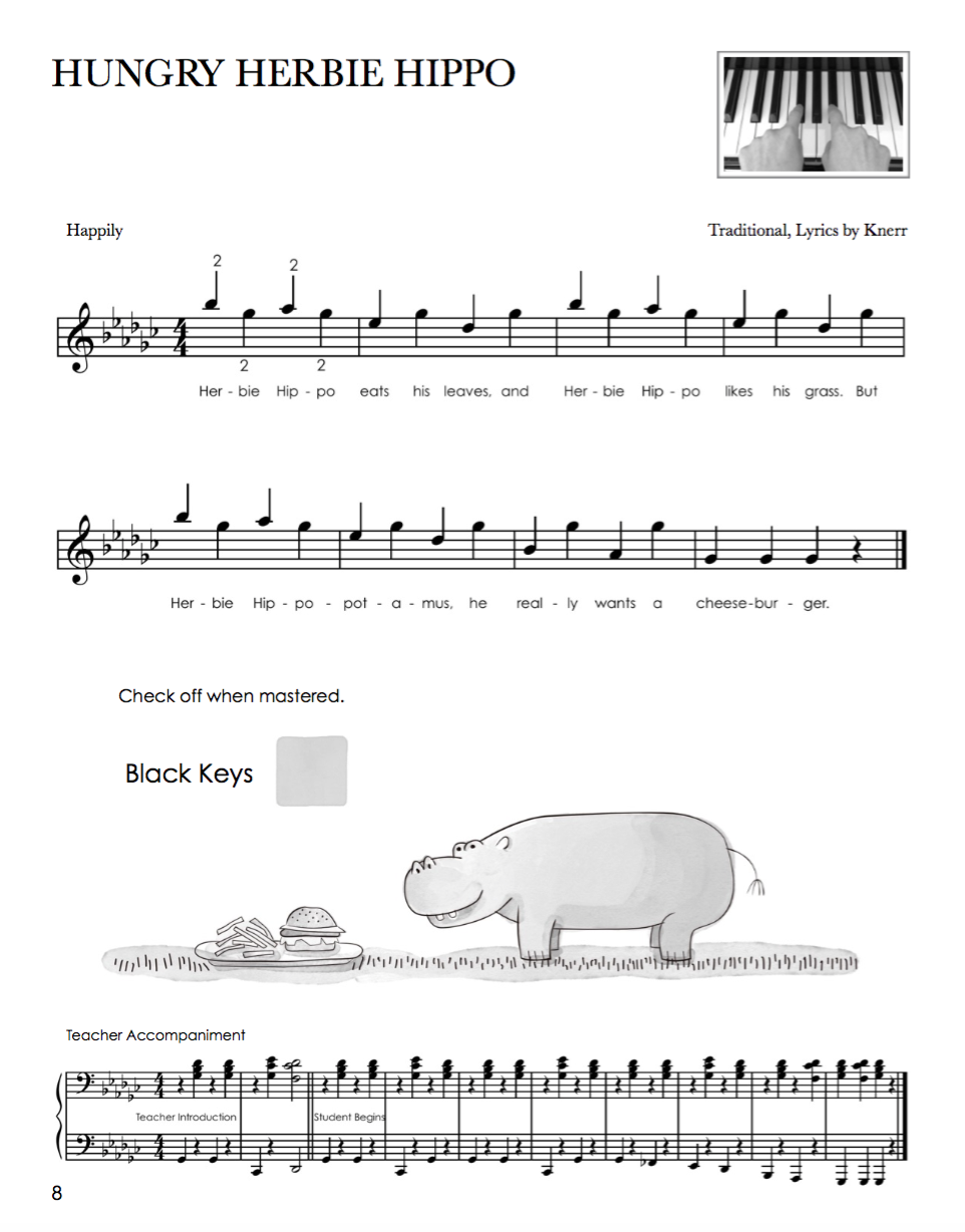 Piano Safari Pattern Pieces 1