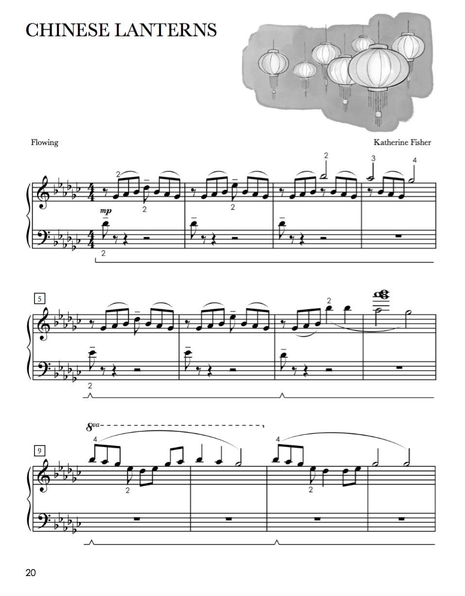 Piano Safari Pattern Pieces 2