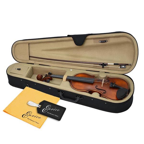 Enrico Student Plus II Violin Outfit with professional setup