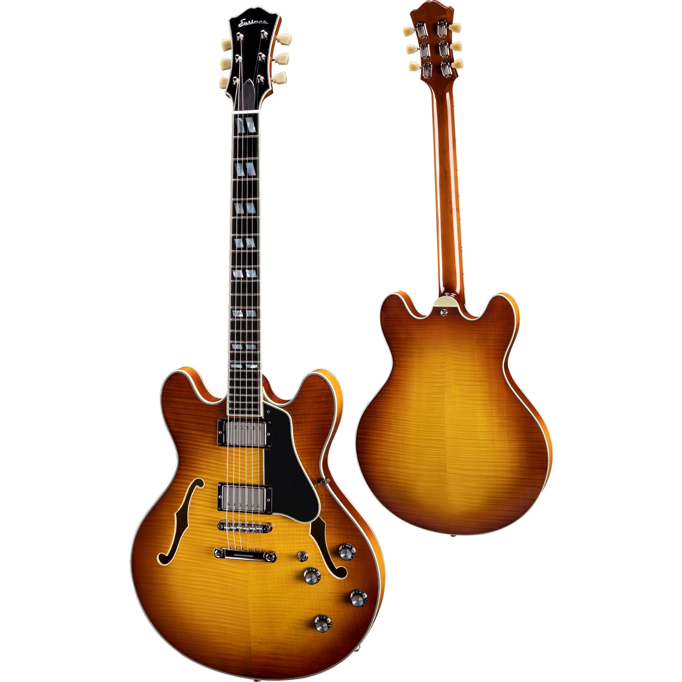 Eastman Guitars T486 Thinline Electric, Gold Burst