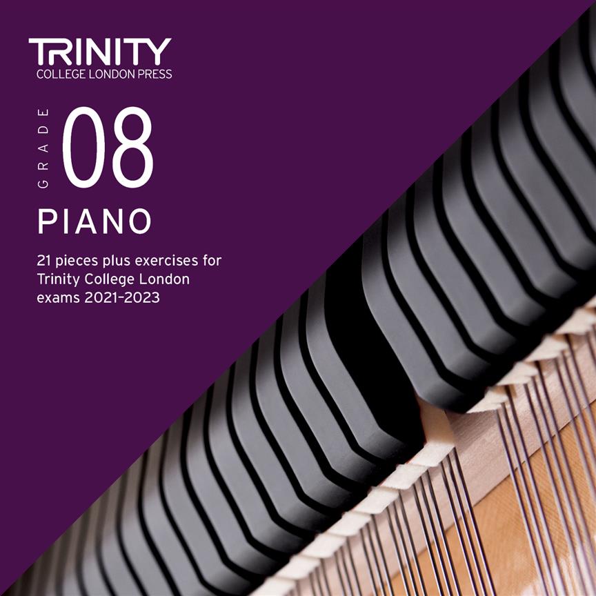 Trinity Piano Exam Pieces & Exercises 2021-23, Grade 8 CD Only