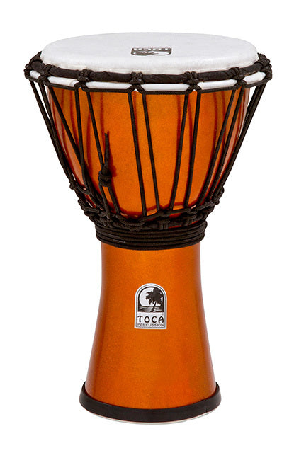 Djembe Toca Freestyle Colorsound - Blu Metallico, Pelle Waterproof, Base Antiscivolo, 7 Pollici - Foto 12