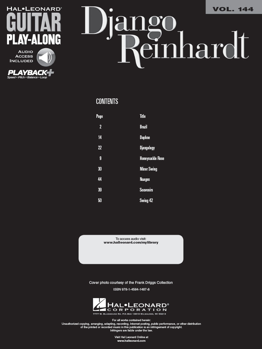 Django Reinhardt Guitar Play-Along