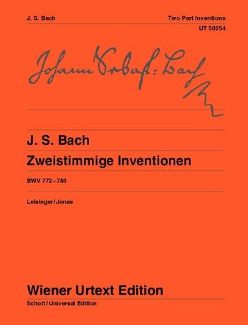 Bach: Two Part Inventions for Piano