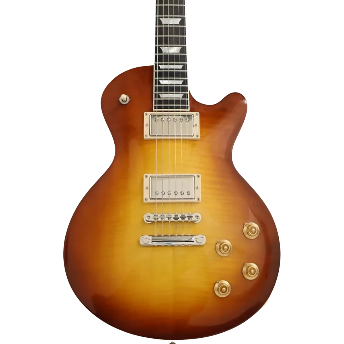 Eastman SB59 Solid Body Electric Guitar in Goldburst incl Hard Case