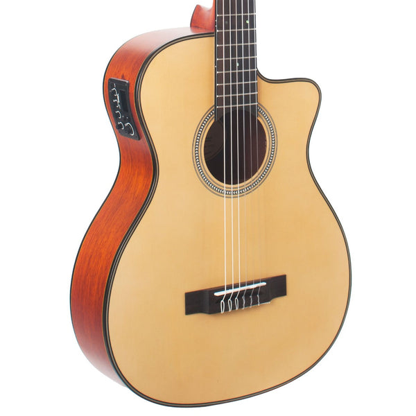 Valencia 430 Series 4/4 Size Nylon Electric Acoustic Guitar