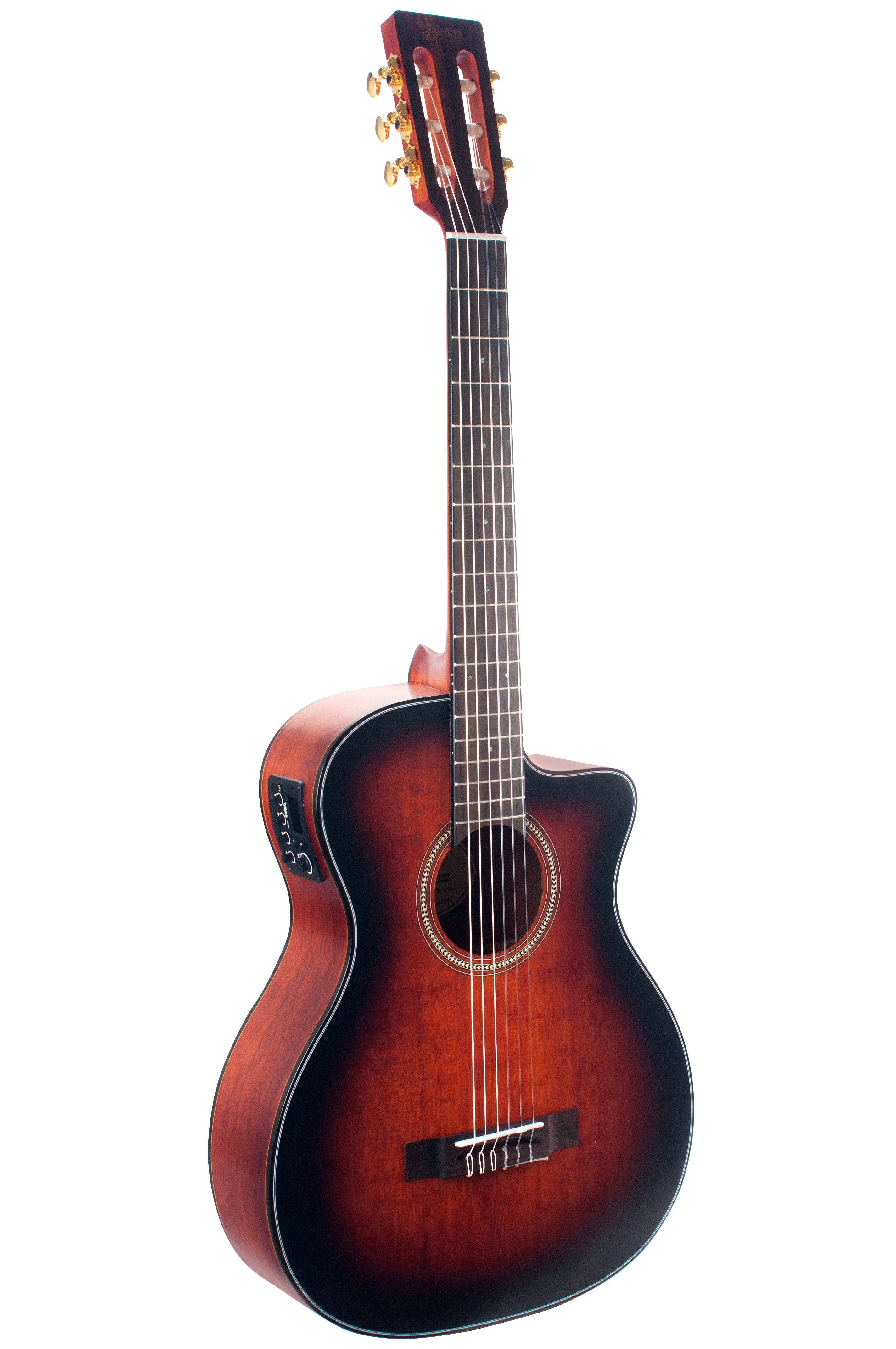 Valencia 430 Series 4/4 Size Nylon Electric Acoustic Guitar