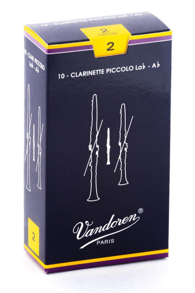 Vandoren Traditional Ab Sopranino Clarinet Reeds, 10-Pack