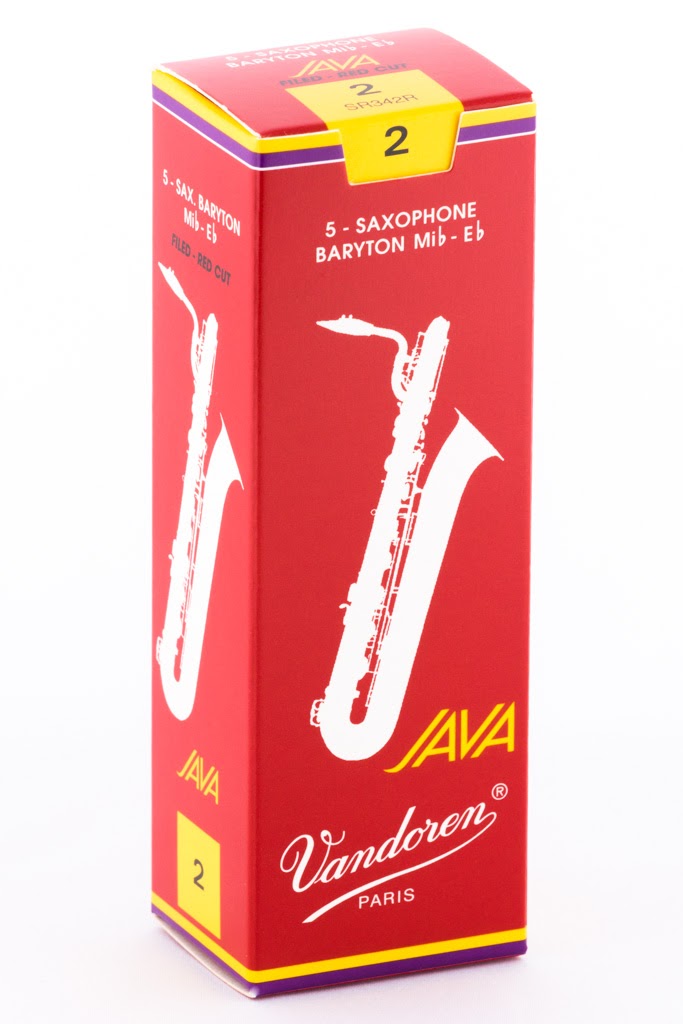 Vandoren Baritone Sax Reed JAVA 'Red Cut' 5 Pack