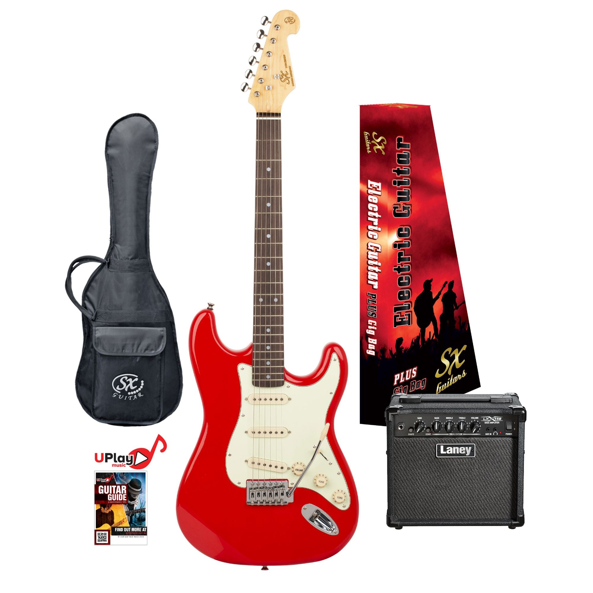 SX / Laney Full Size Electric Guitar & Amp Pack