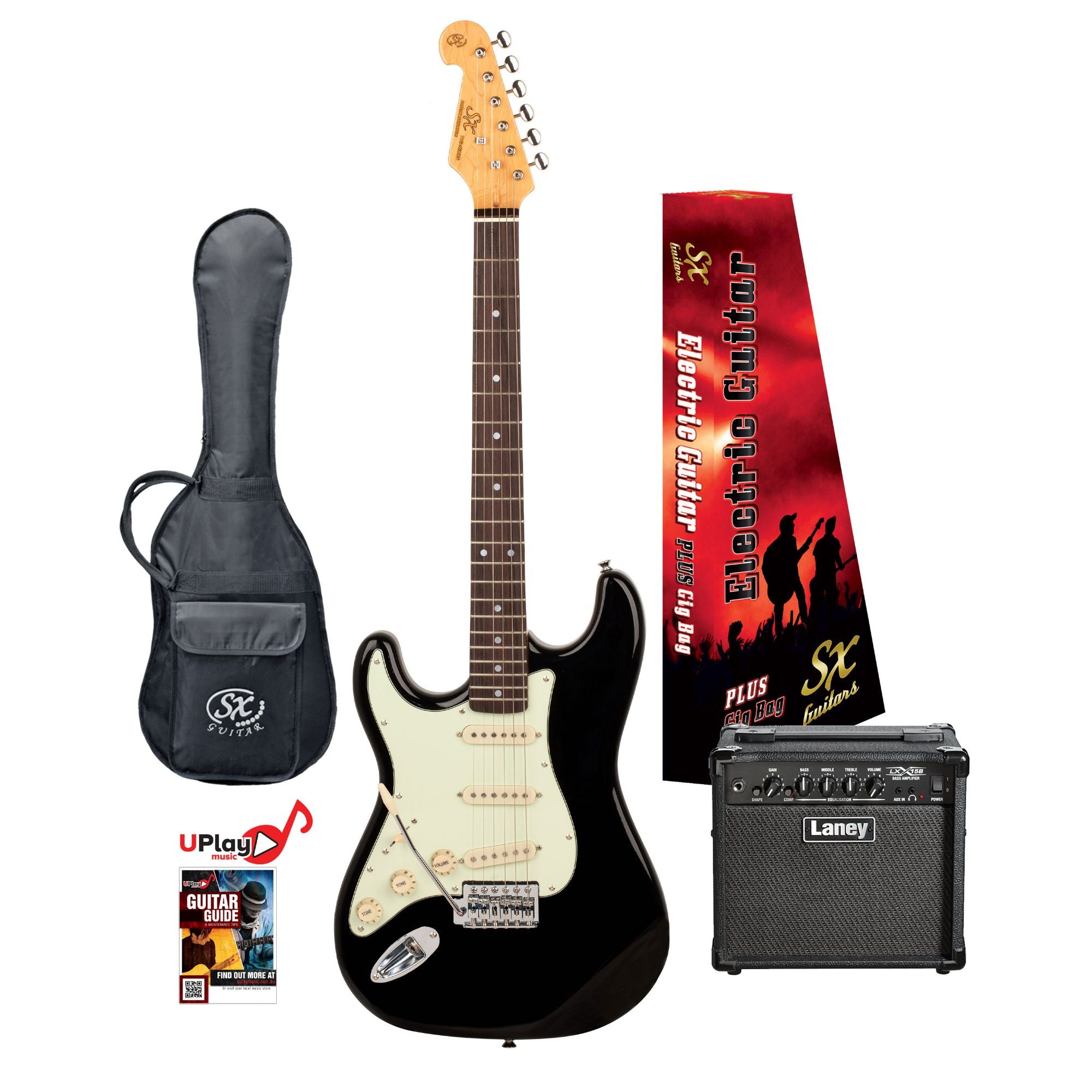 SX / Laney Full Size Electric Guitar & Amp Pack