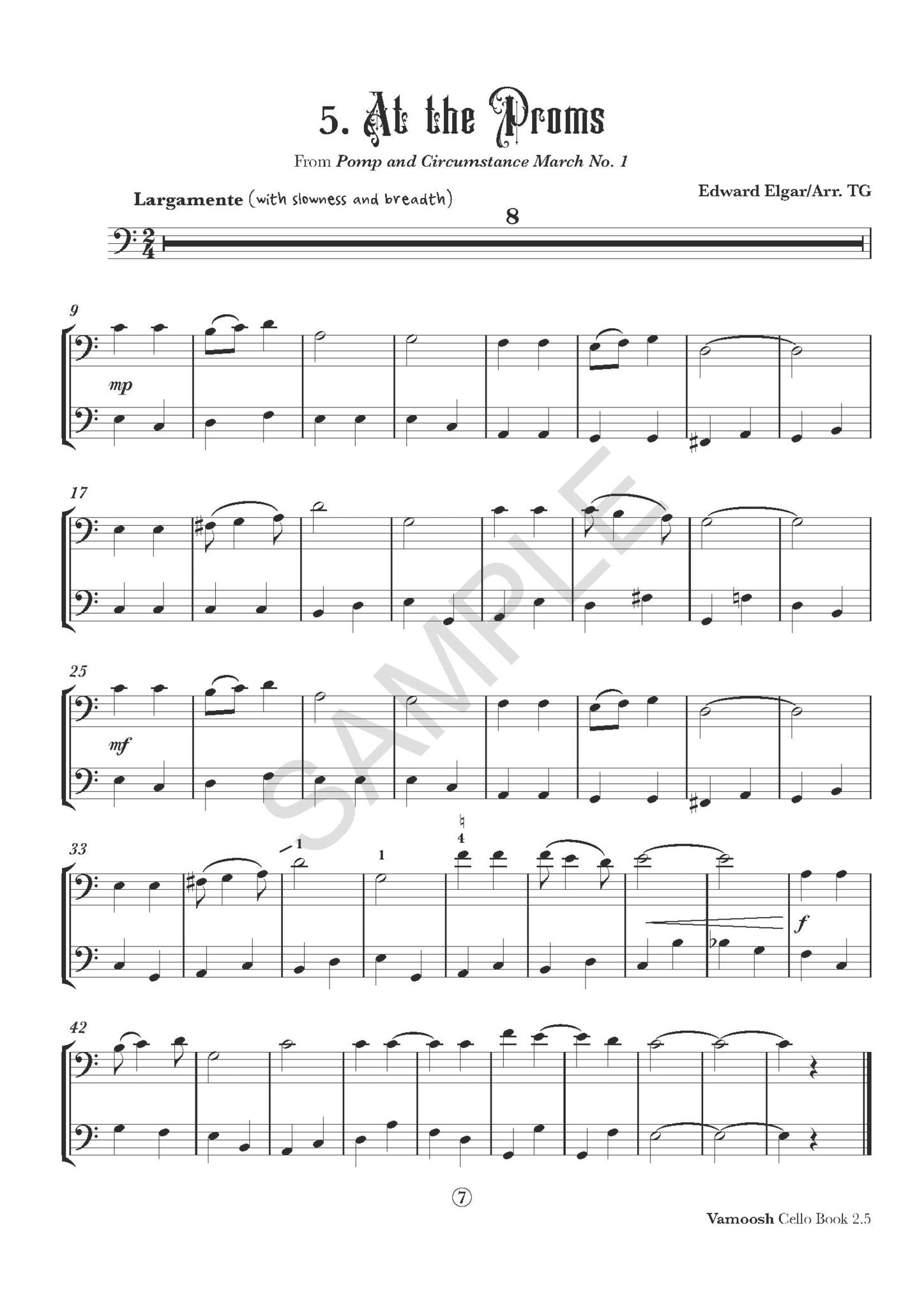 Vamoosh Cello Book 2.5